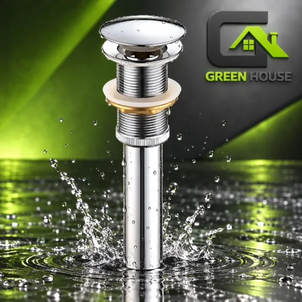 Combo De Lavatorio Griferia Agua Fria Caida Cascada + Desague Cromado