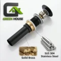 Desague De Ovalin Negro Automatico Push Button Sin Rebose