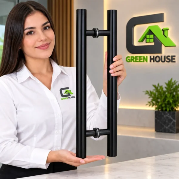 Manija – Manillon Acero Inoxidable Mod H – Negro 100cm