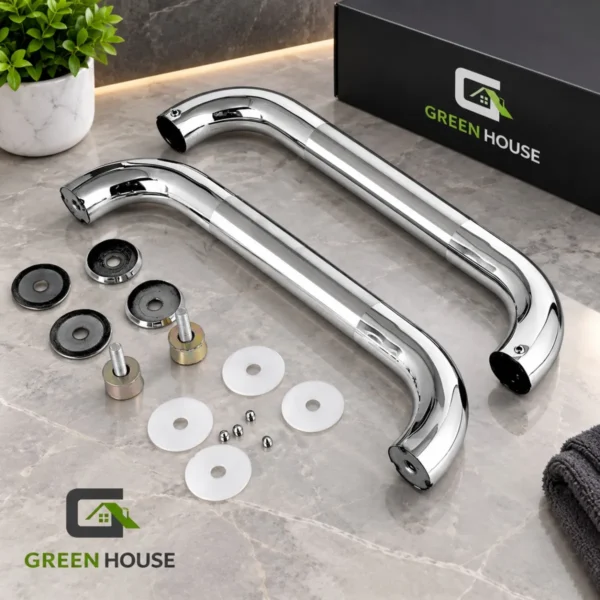 Manillon - Jalador - Tirador - Tipo C - Acero Inoxidable Brillante 43cm