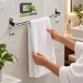 Toallero De Acero Inoxidable Cromado Brillante 60cm