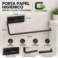 Porta Papel Toalla – Bolsa – Secador De Manos – Acero Inox. De 29 Cm Autoadhesivo