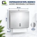 Dispensador de Papel Higiénico Acero Inoxidable Satinado