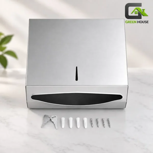 Dispensador de Papel Higiénico Acero Inoxidable Satinado