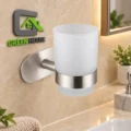 Porta Vaso Acero Inoxidable Satinado Para Pegar