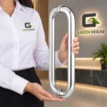Manillon - Jalador - Tirador - Tipo C - Acero Inoxidable Brillante 43cm