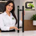 Manija - Manillon Acero Inoxidable Mod H - Negro 80cm