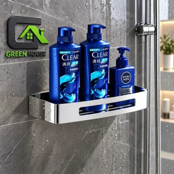 Repisa Cromado Brillante Organiza Baño Acero Inoxidable