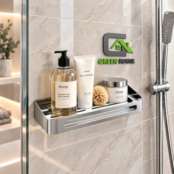 Repisa Cromado Brillante Organiza Baño Acero Inoxidable