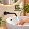 Griferia Acero Inoxidable Para Lavatorio Negro Agua Fria