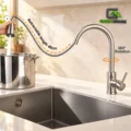 Mezcladora De Cocina Monocomando Extraible Acero Inoxidable