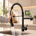 Griferia Mezcladora Monocomando Doble Salida De Agua Acero Inoxidable