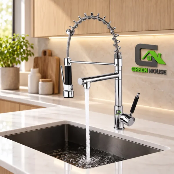 Griferia Mezcladora Monocomando Doble Salida De Agua