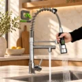 Griferia Mezcladora Monocomando Doble Salida De Agua