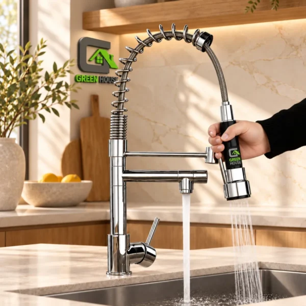 Griferia Mezcladora Monocomando Doble Salida De Agua