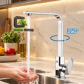 Griferia De Cocina Mezcladora Giro 360 Grados Monocomando Acero Inoxidable