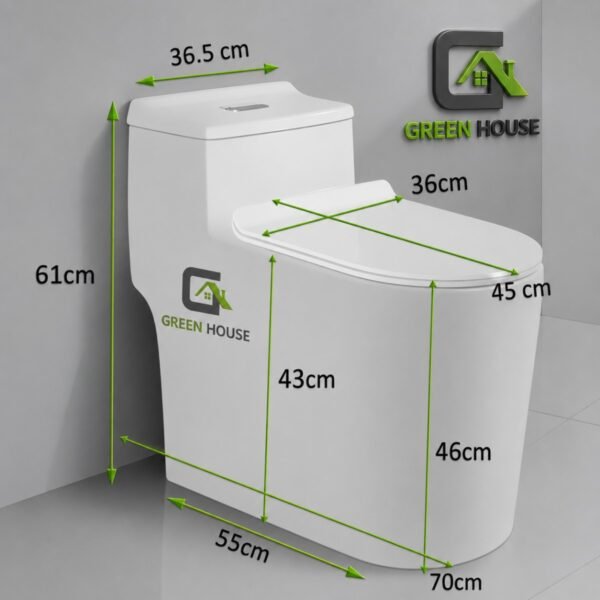 Elegante Combo De Baño Inodoro + Vanitorio + Espejo Led + Ducha 10" + Accesorios