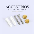 Porta Papel Higienico Autoadhesivo Dorado Satinado Acero Inoxidable 16cm