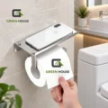 Kit Monocomando De Ducha 10 Con Salida Cuadrada Mas Toallero Cromado