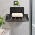 Jabonera Negro Acero Inoxidable