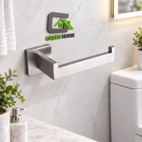 Porta Papel Higiénico Acero Inoxidable Satinado