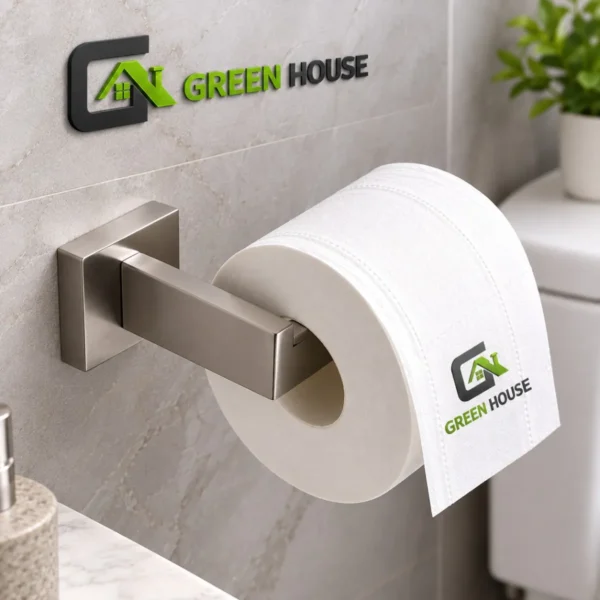 Porta Papel Higiénico Acero Inoxidable Satinado