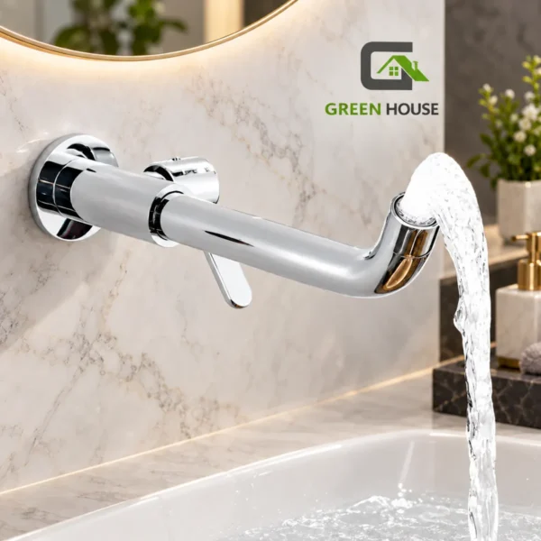 Griferia  Agua Fria De Lavatorio Pared - Ducha Tina - Cocina Acero Inoxidable Cromado