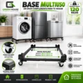 Base  Para Lavadora - Refrigeradora - Cocina  Con Frenos Nacional
