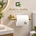KIT 5 PIEZAS TOALLERO ACERO INOXIDABLE DORADO