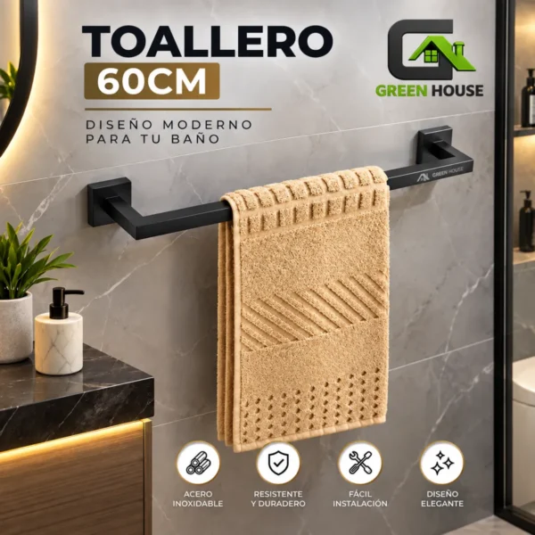 KIT DE BAÑO EUROPÉO BELEN - ACERO INOXIDABLE CUADRADO