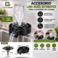 Accesorio Lava Vasos Automatico Para Lavadero De Cocina