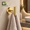 KIT 5 PIEZAS TOALLERO ACERO INOXIDABLE DORADO