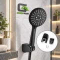 DUCHA TELEFONO NEGRO 3 FUNCIONES ABS