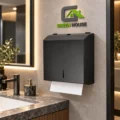 Dispensador de Papel Higiénico Acero Inoxidable Negro