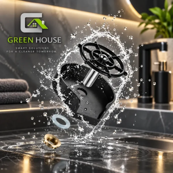 Accesorio Lava Vasos Automatico Para Lavadero De Cocina