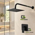 Combo De Baño Monocomando De Ducha Con Salida Cuadrada + Accesorios De Baño
