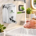 Dispensador De Jabón Líquido 1 Litro Acero Inoxidable Brillante