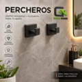 KIT DE BAÑO EUROPÉO BELEN - ACERO INOXIDABLE CUADRADO