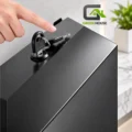 Dispensador de Papel Higiénico Acero Inoxidable Negro