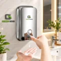 Dispensador De Jabón Líquido 1 Litro Acero Inoxidable Brillante